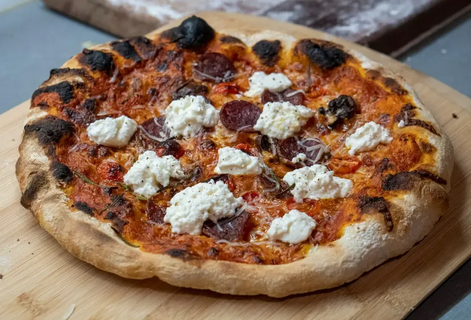 Pepperoni & Ricotta Pizza Image